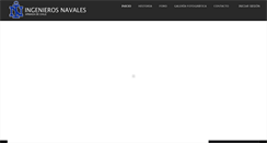 Desktop Screenshot of ingenierosnavales.cl