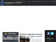 Tablet Screenshot of ingenierosnavales.cl